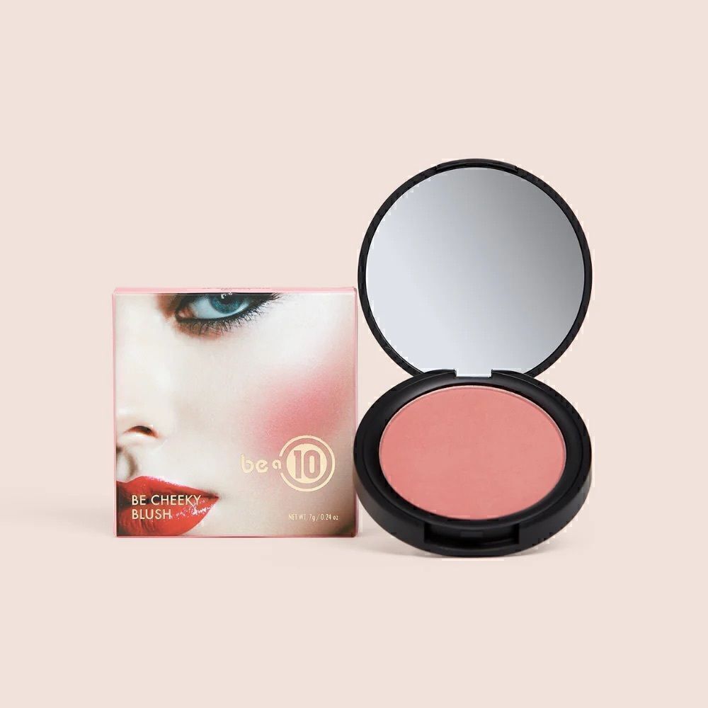 Be a 10 Cosmetics Be Cheeky Blush brand new in box color Be Lively dusty rose